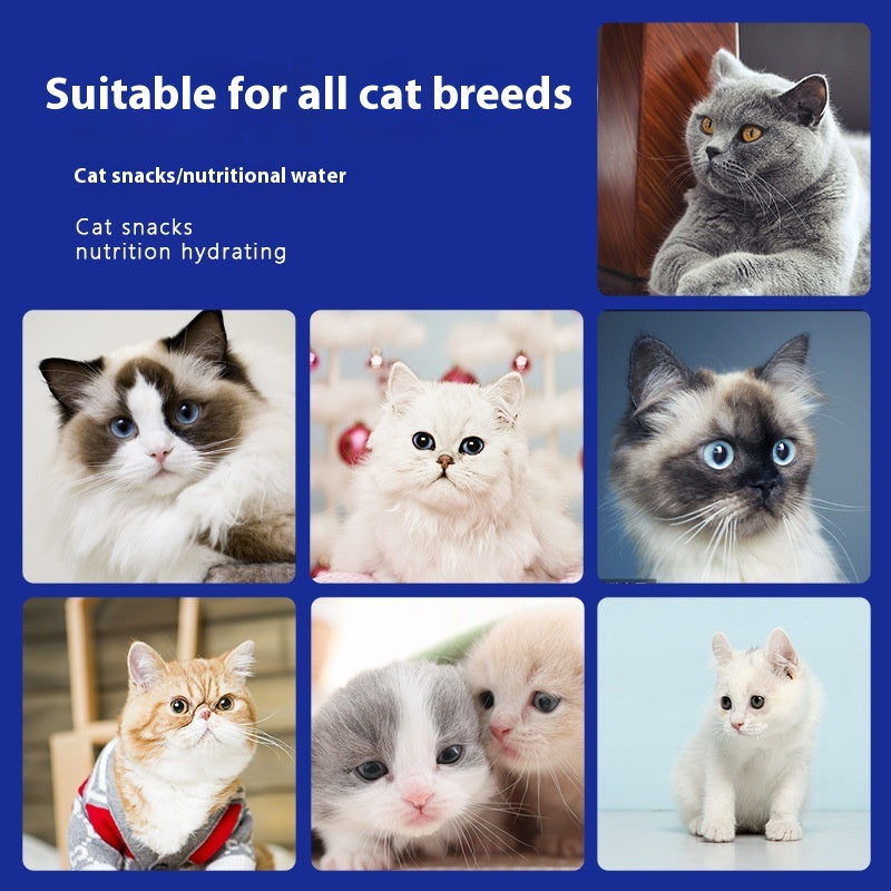 Cat Strip Kittens Nutrition Fat Hair Chin Wet Food Package Pet Cat Snacks