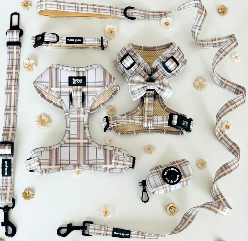 Oxford "Sand" Adjustable Dog Harness – by Flossie & Floof-11