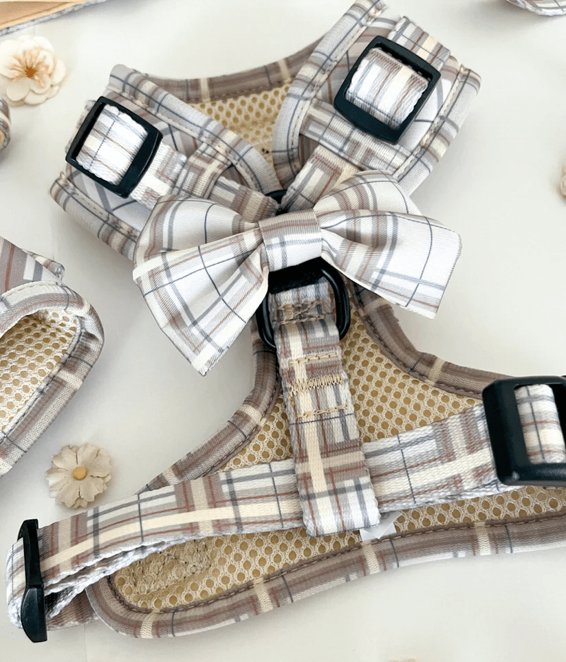 Oxford "Sand" Adjustable Dog Harness – by Flossie & Floof-2