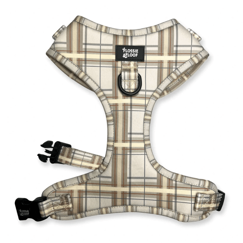 Oxford "Sand" Adjustable Dog Harness – by Flossie & Floof-0
